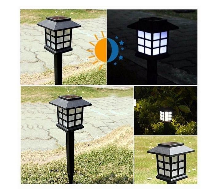 Solar Power Garden House Light 2 Pack