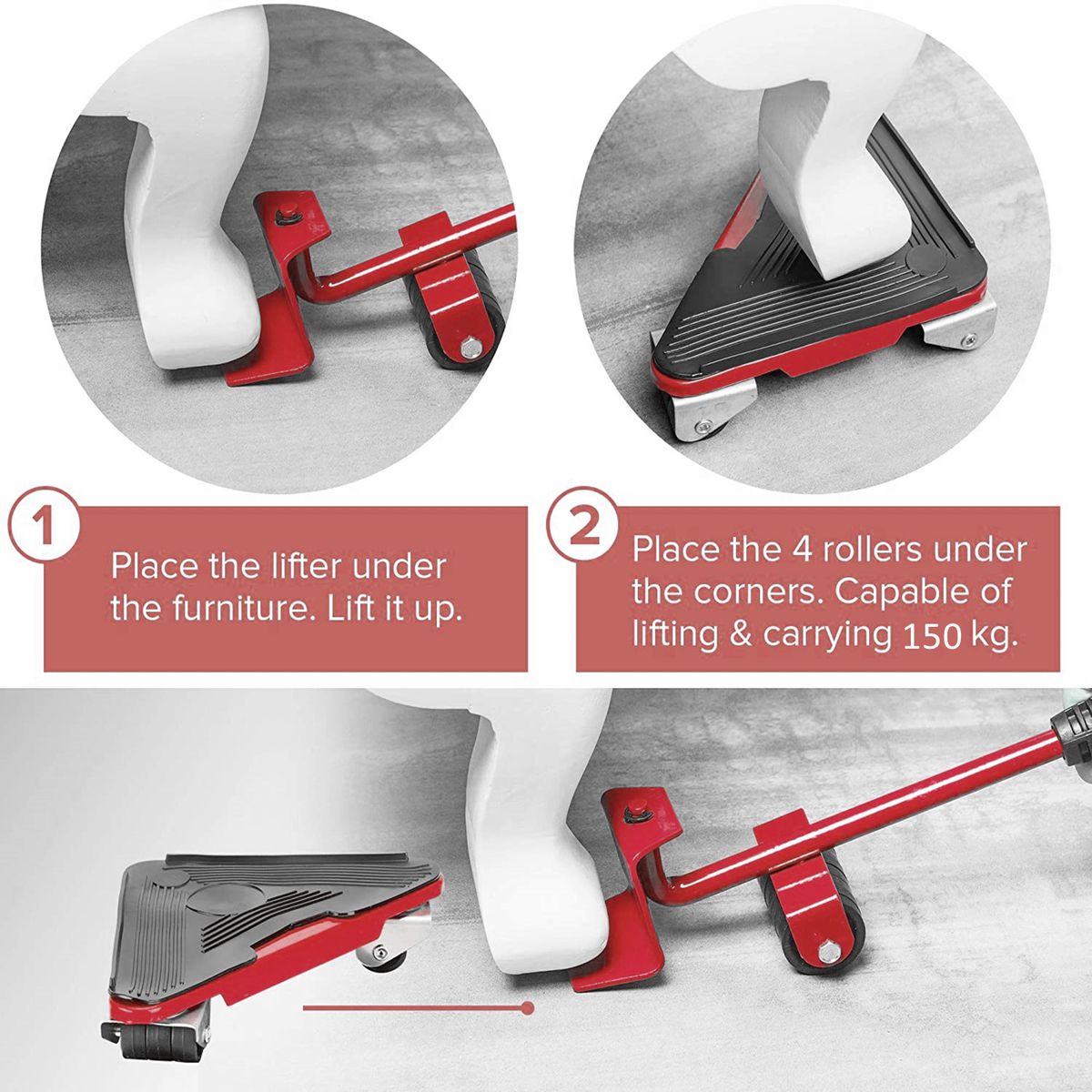 Heartdeco Furniture Lifter Mover Tool Set
