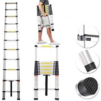 3.8M Straight Telescopic Ladder