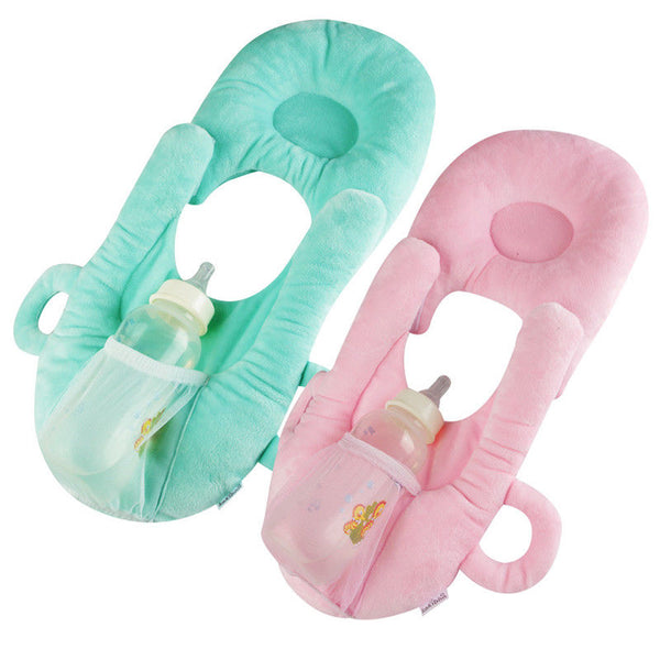 Baby Self feeding Pillow - Pink