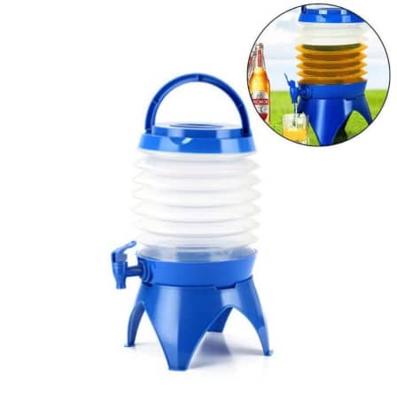 Collapsible Beverage Dispenser - 9.5 L / Blue