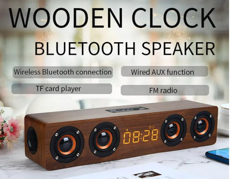 Portable Home Theater Bluetooth Speaker for TV speaker AUX USB - Yellow
